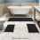 Bathroom rug, soft short pile plush bath mat, quick-drying and absorbent 5
