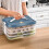 Airtight Cookie & Dumpling Storage Containers, Stackable Plastic Food Boxes with Lids 4
