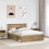 VidaXL vidaXL Bed Frame Artisian Oak 150 x 200 cm Engineered wood 2