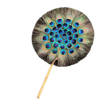 Peacocks Feather Dance Fan Cultural Festival Fan For Weddings