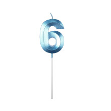 Multicolor 3D Big Number Birthday Candles – Extended Cake Topper for Parties, Anniversaries & Celebrations