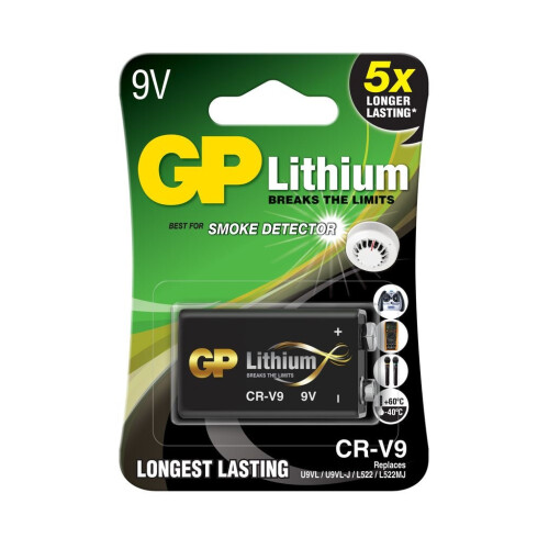 9V Lithium (CR-V9)
