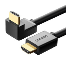 Ugreen haakse HDMI-kabel (90), 4K, 2m - Zwart