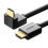 Ugrønt vinklet HDMI-kabel (90), 4K, 2m - Sort 1