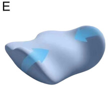 (Blue) Lumbar Pillow Lumbar Flat Artifact Lumbar Chair Back Support for Office Chair