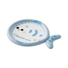 (6) Inflatable Water Sprinkler Pad Eco-Friendly PVC Kids Splash Mat Outdoor Lawn Fountain Play Mat Summer Pool Toy