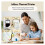 Inkless Thermal Label Printer Portable Bluetooth Pocket Label Maker Home Study with 1roll Stickable 3