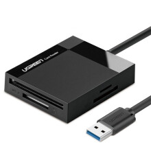 UGREEN SD/micro SD-geheugenkaartlezer, USB 3.0, 50cm