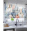 Sheer Curtains White Coastal Starfish Shell Coral Light 5