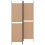 VidaXL vidaXL 3-Panel Room Divider Beige 150 x 200 cm Fabric 3