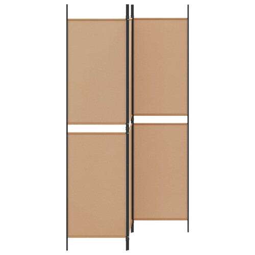 VidaXL vidaXL 3-Panel Room Divider Beige 150 x 200 cm Fabric 2