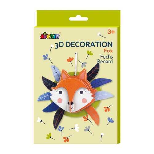 Gør-det-selv 3D-rævedekoration