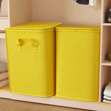Foldable Fabric Storage Bin with Reinforced Handle – Collapsible Closet Organizer for Clothes, Blankets, Toys – Home & Dorm Use