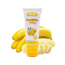 Fluoridfri tandpasta med banansmag til børn fra 6 måneder 50 g Babyton
