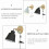 Rotating Wall Lamp with E27 Socket, On/Off Switch, for Bedroom & Living Room – White 3