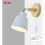 Rotating Wall Lamp with E27 Socket, On/Off Switch, for Bedroom & Living Room – White 5