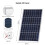 20W Portable Outdoor Solar Panel Kit Complete 12V Polycrystalline Silicon Usb 60A 4