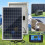 20W Portable Outdoor Solar Panel Kit Complete 12V Polycrystalline Silicon Usb 60A 5