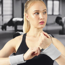 Sweatband Wrist Guard – Absorbent, Breathable Wrist Towels for Volleyball, Badminton, Tennis, Basketball, Gym & Fitness (Compatible with All Sports)
