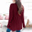 Women's Black Cardigan Sweater Oversized Crewneck Long 4