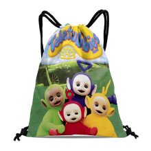 Teletubbies Drawstring Swimming Bag – Waterproof, 4045cm, for Fitness, Yoga, Hiking, Travel, Beach & Shopping