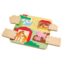 Fisher-Price Dřevo Farma Zvířata Tabule