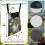 Cock Floral Clothespin Storage Bag with Snap Buttons 2-Pack 6