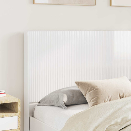 VidaXL vidaXL Headboard High Gloss White Engineered Wood 1
