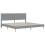 VidaXL vidaXL Bed Frame with Headboard Light Grey 180 x 200 cm Fabric 2