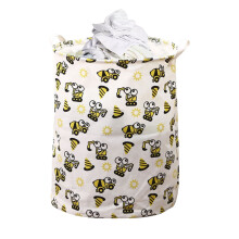 Space-Saving Baby Laundry Basket – Cute, Chic, Colorful Hamper for Toddler Room, Bathroom; Compatible with Small Spaces