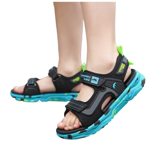 Boys' Sandals Comfortable Open-Toe Beach Shoes Size 10 2
