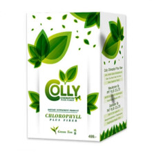 (15pcs) Chlorophyll Green Juice 15 Sachets/Box Natural Plant Green Detox Dietary Fiber Meal Replacement Drink