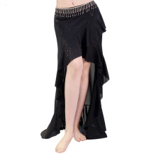 Women Belly Dance Skirt Belly Dance Costumes Belly-Black XL