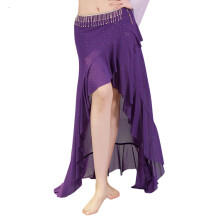Belly Dance Skirt Tribal Belly Dancer Costume High-Purple XL