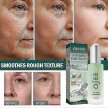 OUHOE deep anti-wrinkle essence fades fine lines at the corners of the eyes, moisturizes, rejuvenates and brightens skin t~A