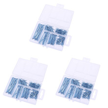 720Pcs Assortment Nails Brad Nails Round Picture Hanging Nails (Silver)