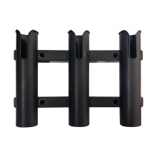 Kayak Fishing Rod Holder - Detachable 3-Tube Adjustable Fishing Rod Holder for Ocean Kayak Side Mount, Secure Rod Storage Solution for Anglers