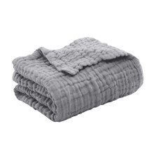 Cotton Blanket Muslin Throw Blanket for Couch Breathable Gauze Blanket All Season Soft and Lightweight Muslin Blankets for Adults (59" x 51")