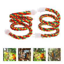 2 PCS Bird Cage Rope Perch Bendable Perch For Parrots
