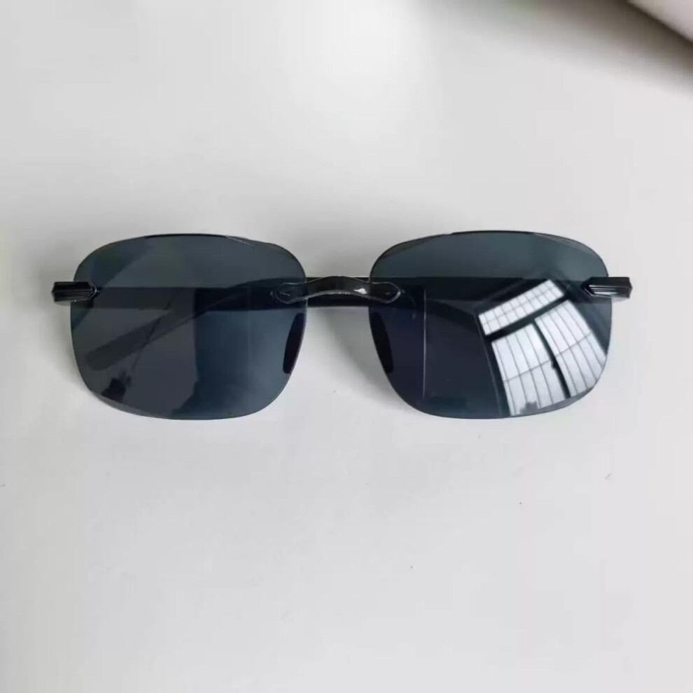 New Frameless Sunglasses Fashion Square Sun Glasses Outdoor Driving Cycling Goggles Eyewear Men Women's European American Trendy Glasses
