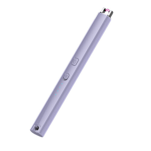 Electronic Candle Lighter Windproof Flameless USB Rechargeable Lighter With Safe Button For Home Kitchen Unique Gift