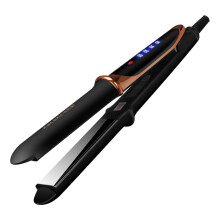 Professional Dual-Use Curling Iron for Straightening & Curling, 4-Temp Settings, Wide Compatibility
