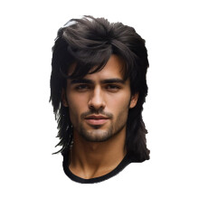 Retro 80s Stylish Wig for Men - Classic Hairpiece Accessory for Parties and - Easy to Wear