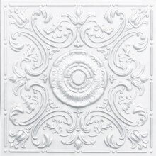 Venice PVC Ceiling Tile White Matte 2 ft x 2 ft 50 pcs