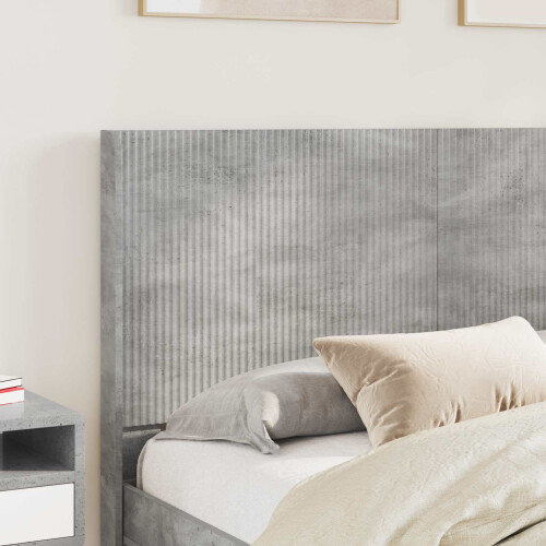 VidaXL vidaXL Headboard Concrete Grey Engineered Wood 1