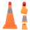 LED Traffic Safety Cone PE Reflective 30x19x19cm 1 Pack 1