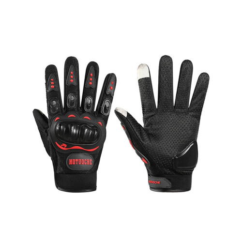 Four Seasons Racing Gloves Warm Touchscreen Motorcycle