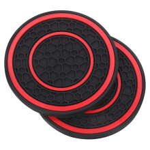 Car Cup Coaster Silicone Non-Slip Pad Set of 2