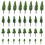Fake Pine Model Trees for DIY Crafts Green Plastic 1