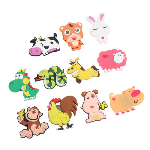 Crtynell Fridge Magnets Animal 3D Effect 11PCS